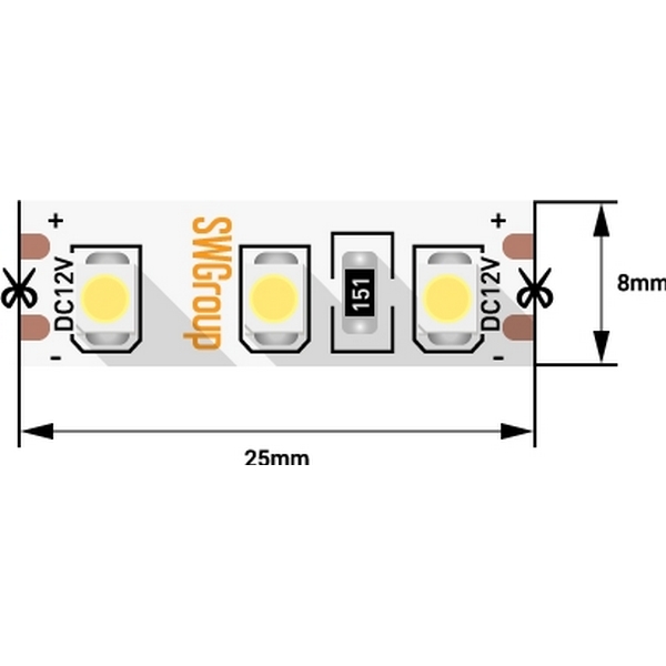 картинка Светодиодная панель SWG3120-12-9.6-WW