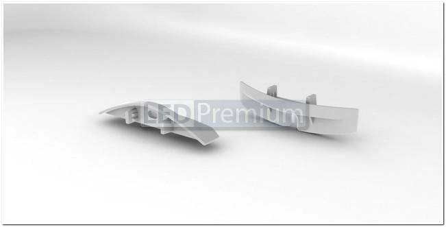 картинка Светодиодный профиль (LED), Заглушка для ALU-Flat, с отверстием