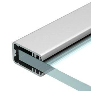 картинка Светодиодный профиль (LED), Алюминиевый профиль TOP-Shelf9-2000-Anod [16.4x27mm]