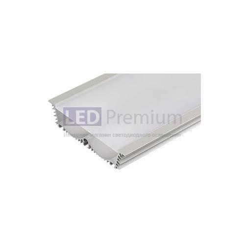 картинка Светодиодный профиль (LED), Профиль с экраном ALU-Power-RW116F-2000 Anod+frost