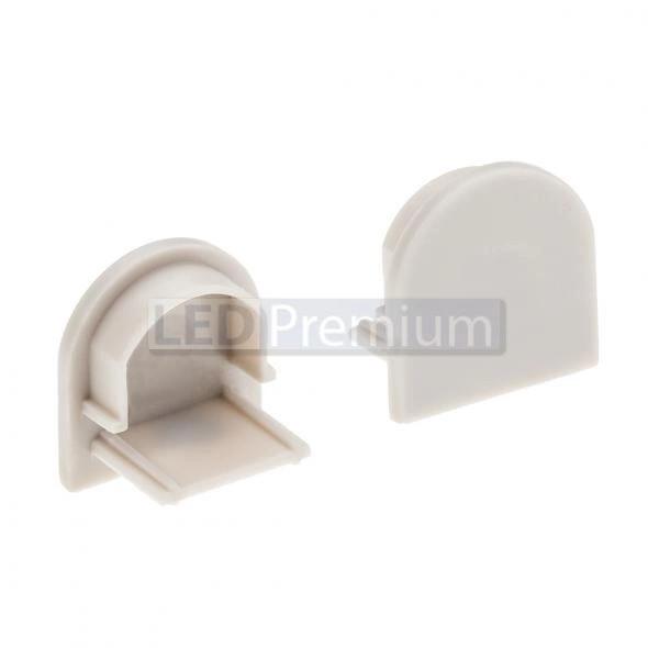 картинка Светодиодный профиль (LED), Заглушка ARH-Wide-B-H20 Round глухая