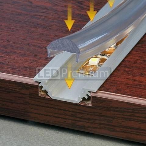 картинка Светодиодный профиль (LED), Алюминиевый профиль TOP-Corner-VF-2000-Anod [17.8x17.8]