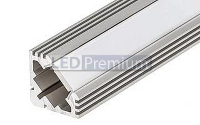 картинка Светодиодный профиль (LED), Угловой алюминиевый профиль PDS45-T-2000 [19х19mm]