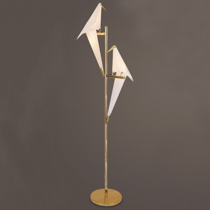 картинка Торшер Origami Bird Floor two lamps