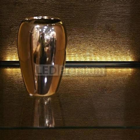 картинка Светодиодный профиль (LED), Алюминиевый профиль TOP-Glass8-2D-2000 [20.4x28mm]