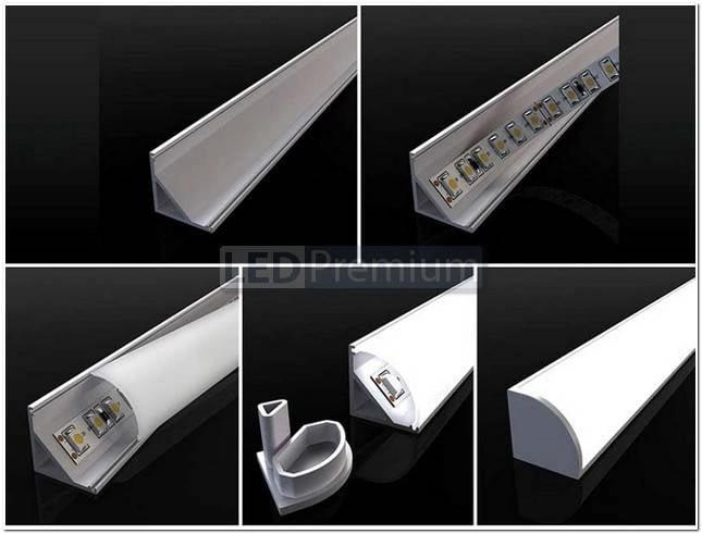 картинка Светодиодный профиль (LED), Угловой алюминиевый профиль ARH-Kant-H16-2000 Anod [16x16mm]