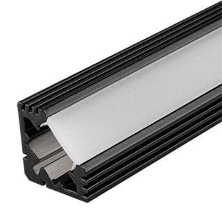 картинка Светодиодный профиль (LED), Алюминиевый Профиль PDS45-T-2000 Anod Black RAL9005