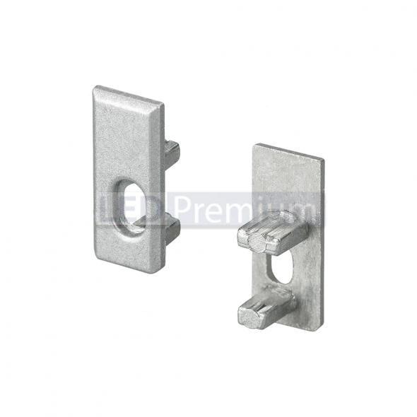 картинка Светодиодный профиль (LED), Заглушка ALU-Nano с отверстием левая