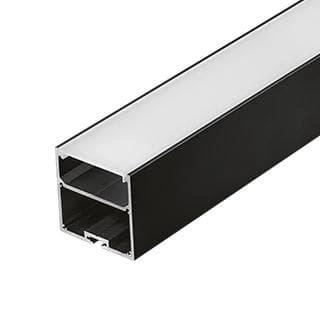 картинка Светодиодный профиль (LED), Профиль с экраном SL-LINE-5050-2500 BLACK+OPAL