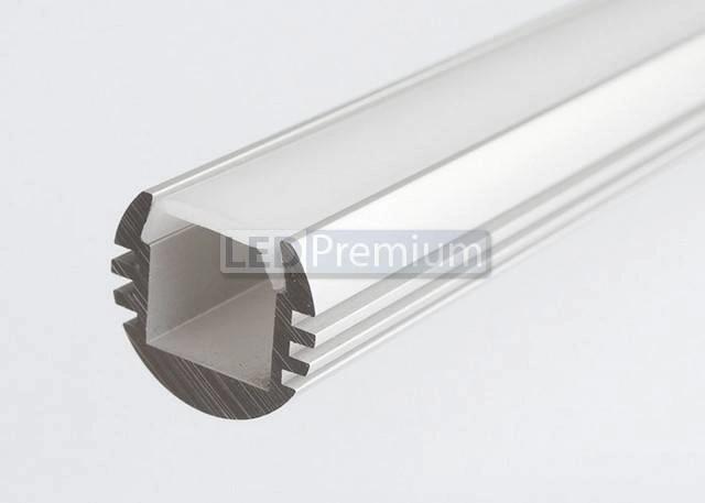 картинка Светодиодный профиль (LED), Алюминиевый профиль PDS-R-2000-Anod [18.5x15.75mm]