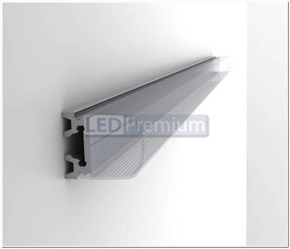 картинка Светодиодный профиль (LED), Профиль с экраном ALU-SQR-2000 Anod+frost [20x24.6mm]