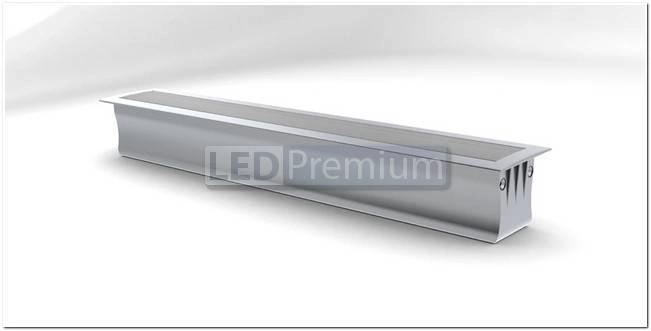 картинка Светодиодный профиль (LED), Профиль с экраном ALU-Wide-F-H28-2000 Anod+frost [34.2x27,7mm]