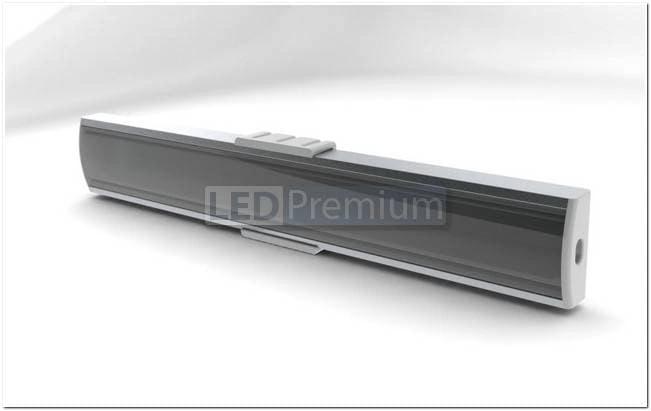 картинка Светодиодный профиль (LED), Профиль с экраном ALU-Wide-H8-2000 Anod+frost [22.6x8.47mm]