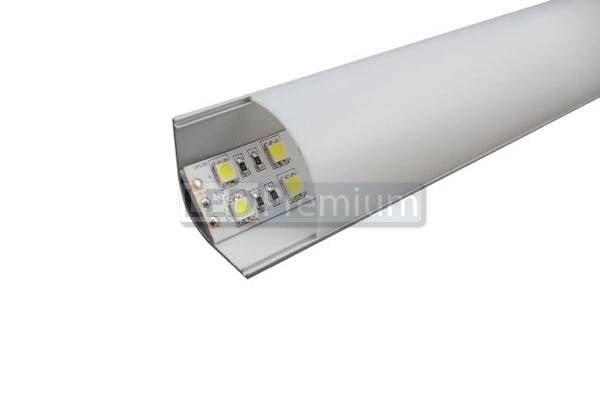 картинка Светодиодный профиль (LED), Угловой алюминиевый профиль ARH-Kant-H30-2000-Anod [30x30mm]