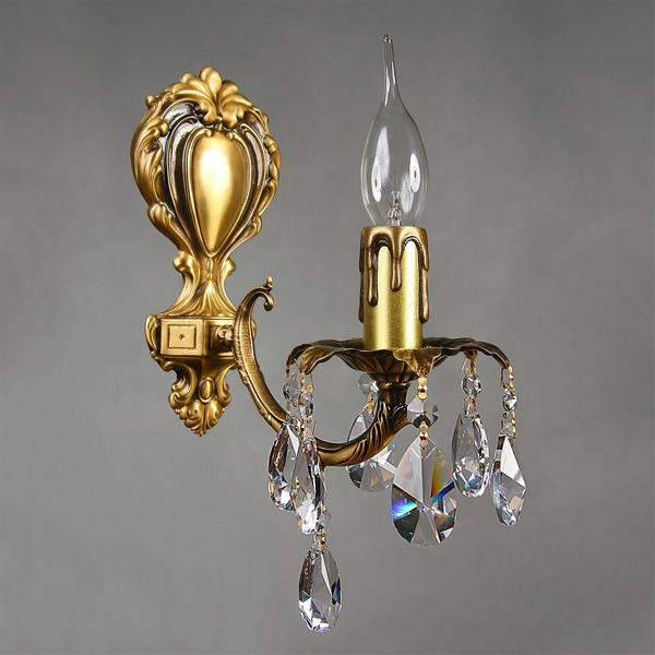 картинка Настенный светильник Benisa 2226/1 AB Tear Drop