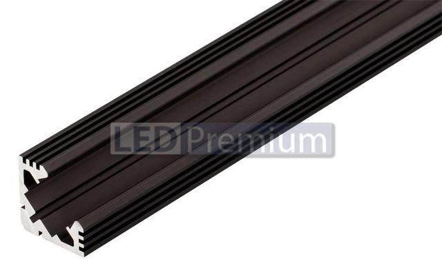 картинка Светодиодный профиль (LED), Алюминиевый профиль PDS45-T-2000-Anod-Brown Deep [19x19mm]