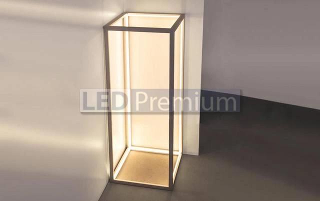 картинка Светодиодный профиль (LED), Алюминиевый Профиль PDS45-KUB-2000 Anod