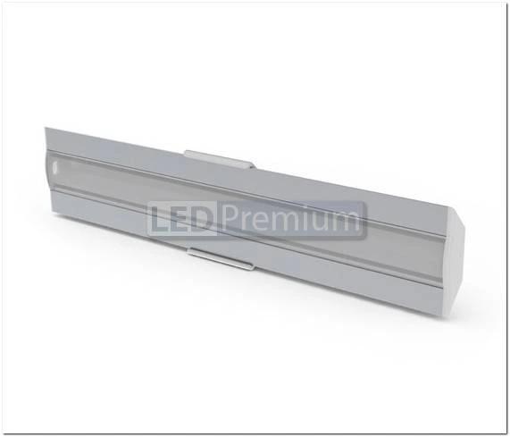 картинка Светодиодный профиль (LED), Профиль с экраном ALU-Corner-2000 Anod+frost [30.85x8.25mm]