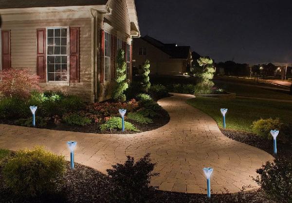 картинка Уличный светильник USL-C-418/PT305 Blue crocus