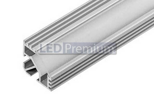 картинка Светодиодный профиль (LED), Алюминиевый профиль T45-200-Anod [19x19mm]