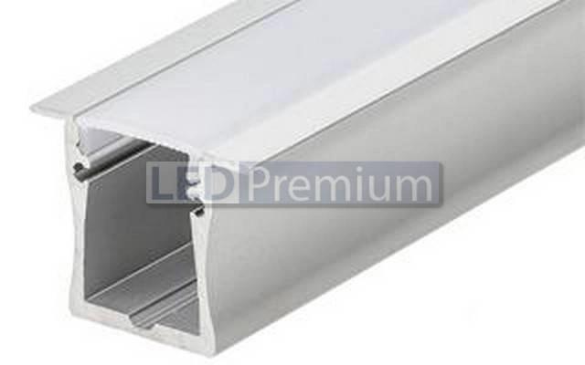 картинка Светодиодный профиль (LED), Профиль с экраном ALU-Wide-F-H28-2000 Anod+frost [34.2x27,7mm]