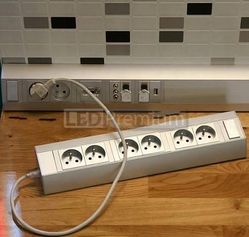 картинка Светодиодный профиль (LED), Алюминиевый профиль Shelf-Multi-2000-Anod [80x56]