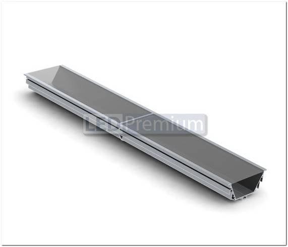 картинка Светодиодный профиль (LED), Профиль с экраном ALU-Power-RW80F-2000anod+clear-P [92x40mm]