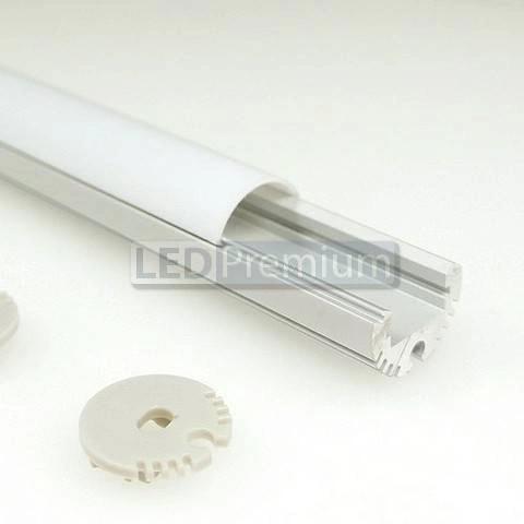 картинка Светодиодный профиль (LED), Круглый алюминиевый профиль ARH-Round-D20-2000-Anod [Ø20,8mm]