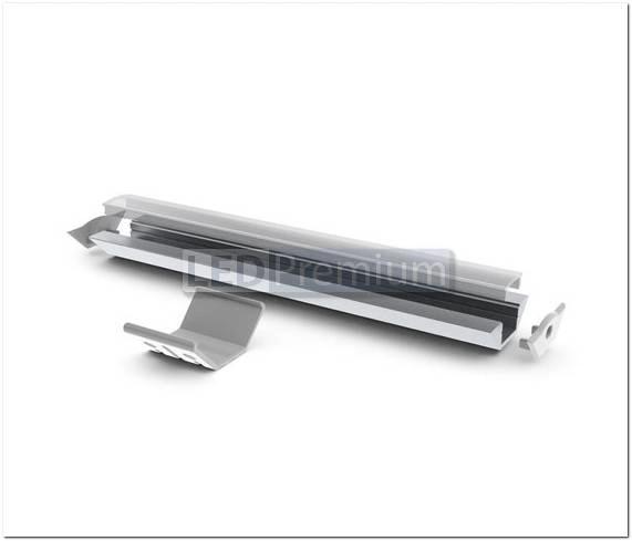 картинка Светодиодный профиль (LED), Профиль с экраном ALU-Corner-2000 Anod+frost [30.85x8.25mm]
