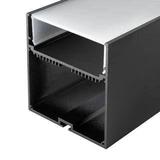 картинка Светодиодный профиль (LED), Профиль с экраном SL-LINE-7477-2500 BLACK+OPAL