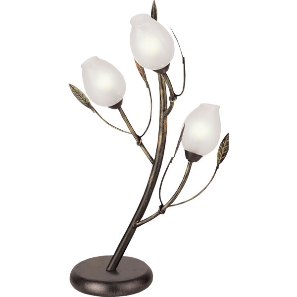 картинка Настольный светильник TX-0227/3 gold with clear red