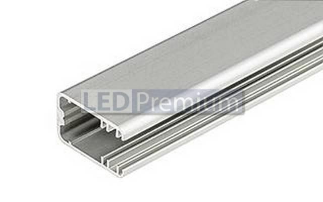 картинка Светодиодный профиль (LED), Алюминиевый профиль TOP-Shelf9-2000-Anod [16.4x27mm]