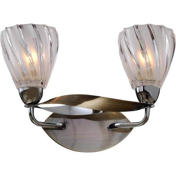 картинка Настенный светильник 405-02-51CAB chrome + antique brass