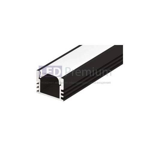 картинка Светодиодный профиль (LED), Алюминиевый Профиль PDS-S-2000 Anod Black