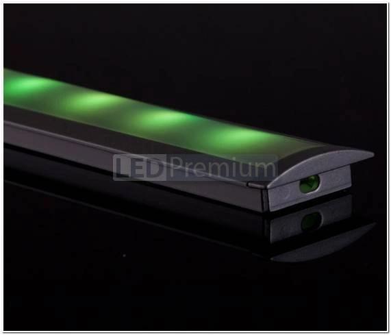 картинка Светодиодный профиль (LED), Профиль с экраном ALU-Wide-F-H8-2000 Anod+frost [29.6x8.47mm]