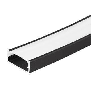 картинка Светодиодный профиль (LED), Профиль ARH-Wave-2000 Black, 2м