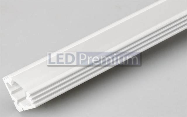 картинка Светодиодный профиль (LED), Угловой алюминиевый профиль PDS45-T-2000-Anod-White [19х19mm]