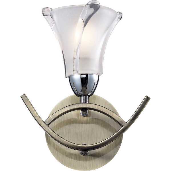 картинка Настенный светильник 472-01-11 chrome + antique brass
