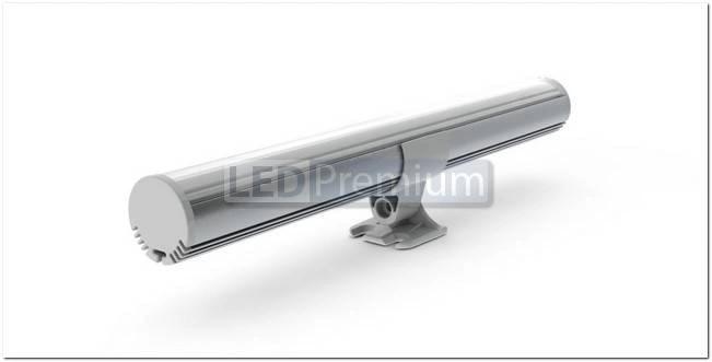 картинка Светодиодный профиль (LED), Профиль с экраном ALU-Round-2000 Anod+frost [Ø24mm]