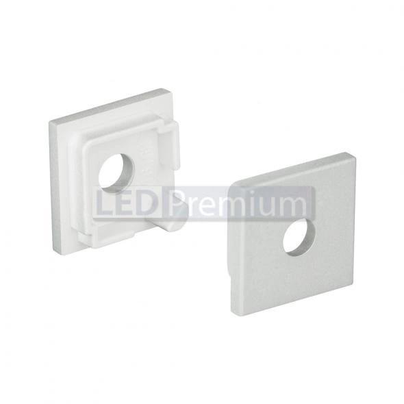 картинка Светодиодный профиль (LED), Заглушка SL-Kant-H16 Square с отверстием