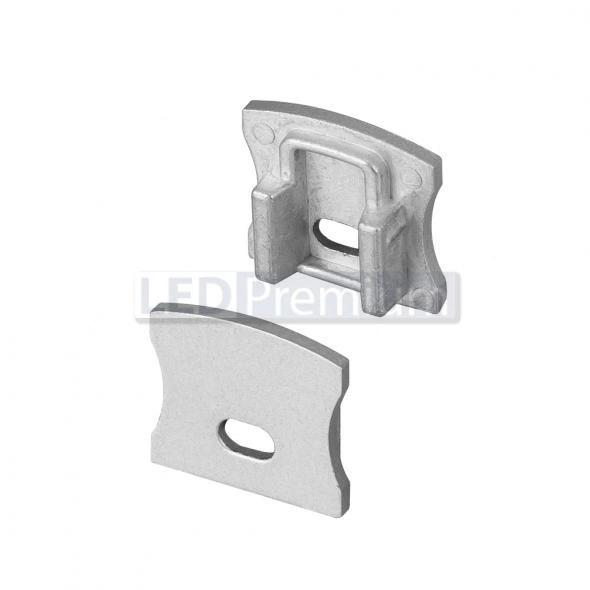 картинка Светодиодный профиль (LED), Заглушка ALU-Slim-H15, с отверстием