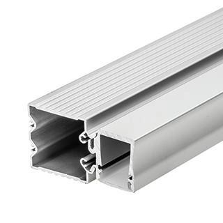 картинка Светодиодный профиль (LED), Профиль с экраном ALU-Base-WH28-2000 Anod+frost [22.5x28mm]