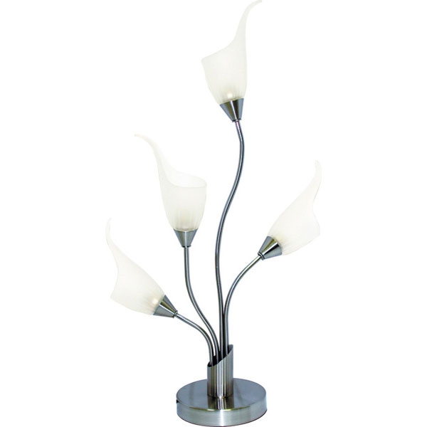 картинка Настольный светильник TX-0143/4 satin chrome