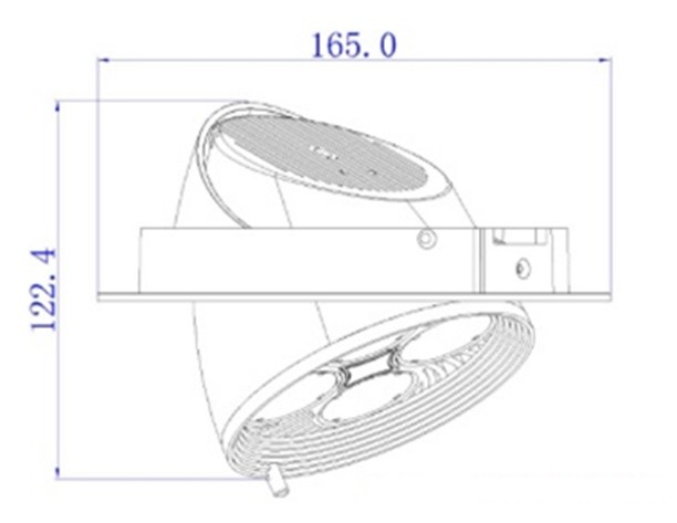 картинка Встраиваемый светильник 7-112