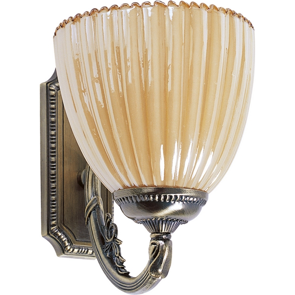 картинка Настенный светильник 858-01-01 бронза