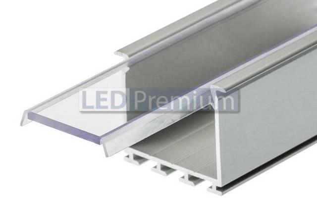 картинка Светодиодный профиль (LED), Экран прозрачный для профиля PLS-Lock