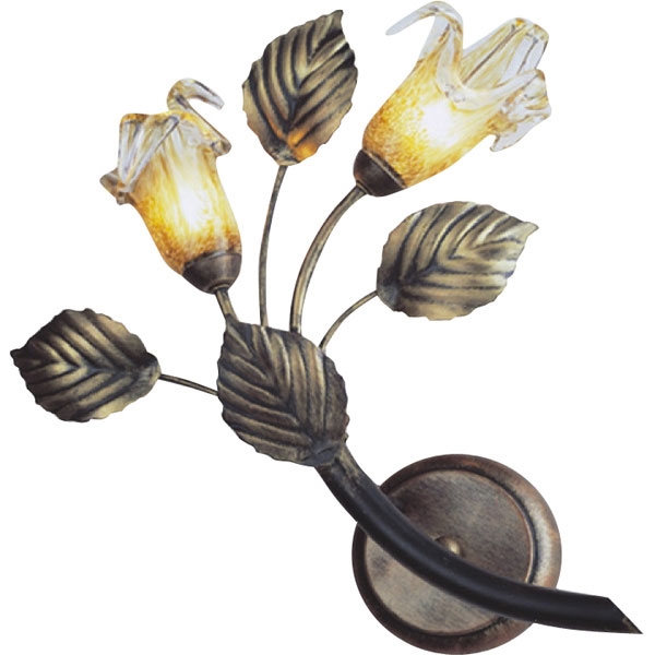 картинка Настенный светильник BX-0178/2 gold with clear red