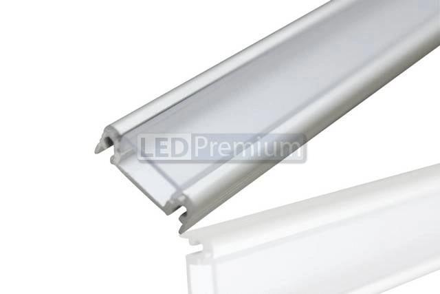картинка Светодиодный профиль (LED), Алюминиевый профиль TOP-Surface-2000-Anod [20x8mm]