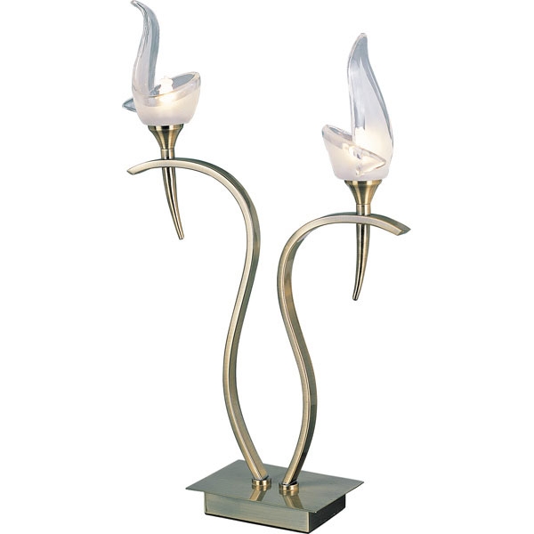 картинка Настольный светильник TX-0652/2 antique brass