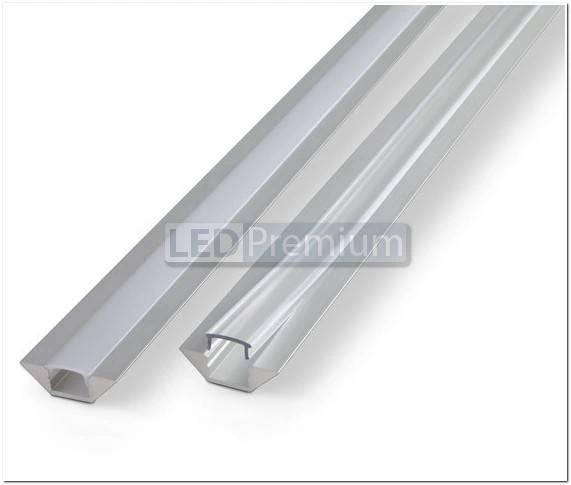 картинка Светодиодный профиль (LED), Профиль с экраном ALU-Corner-2000 Anod+frost [30.85x8.25mm]